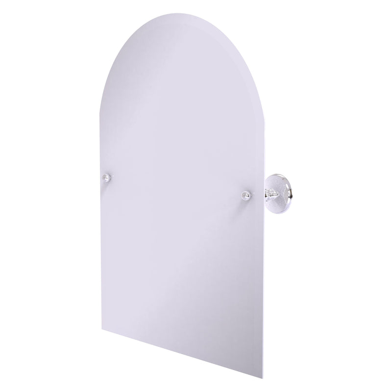 Frameless Arched Top Tilt Mirror with Beveled Edge