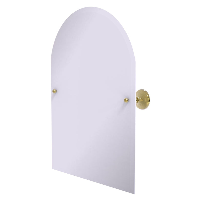 Frameless Arched Top Tilt Mirror with Beveled Edge