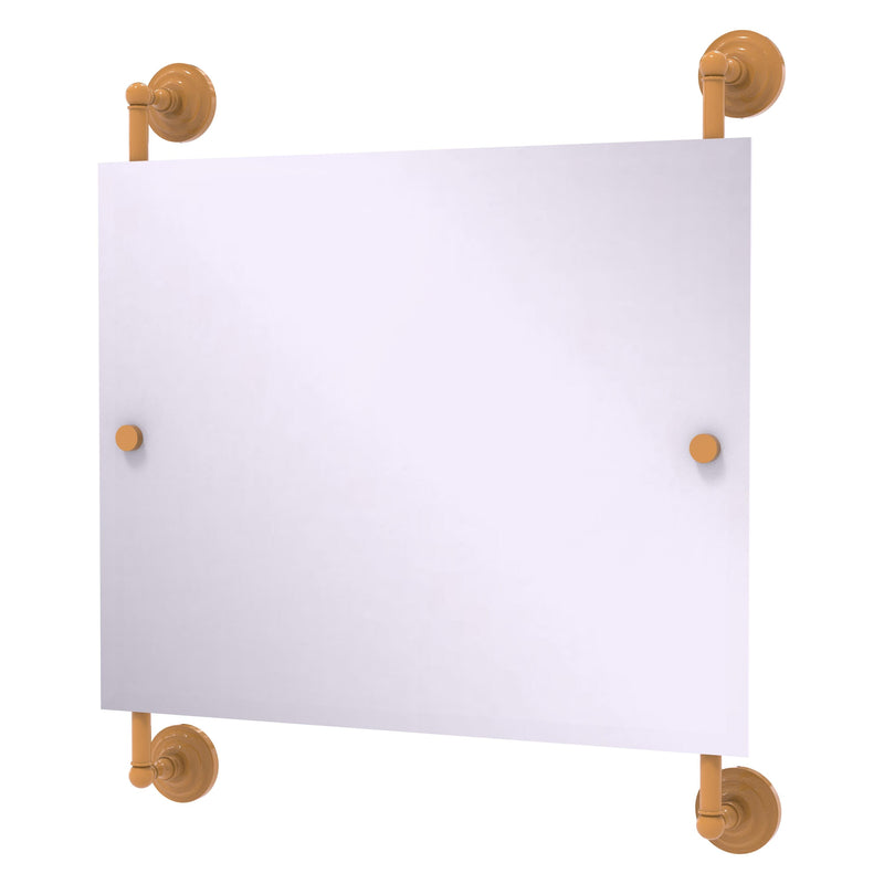 Prestige Que New Landscape Rectangular Frameless Rail Mounted Mirror