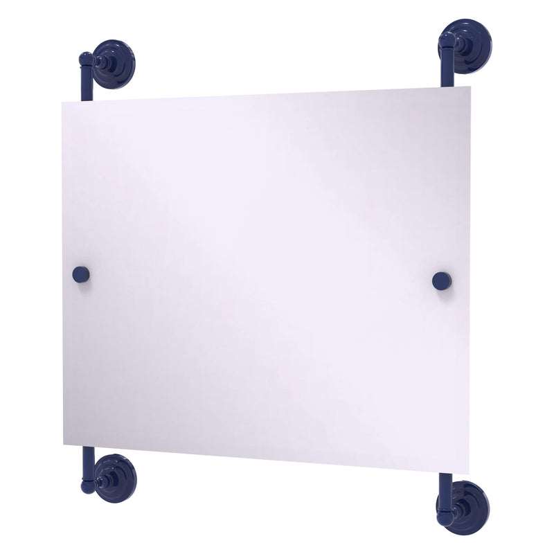 Prestige Que New Landscape Rectangular Frameless Rail Mounted Mirror