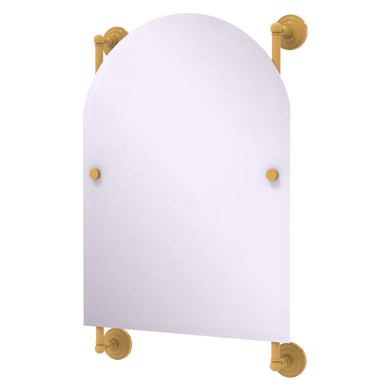 Prestige Que New Collection Arched Top Frameless Rail Mounted Mirror