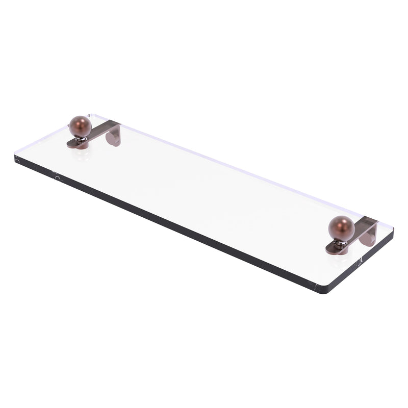 Prestige Regal Collection Glass Vanity Shelf with Beveled Edges