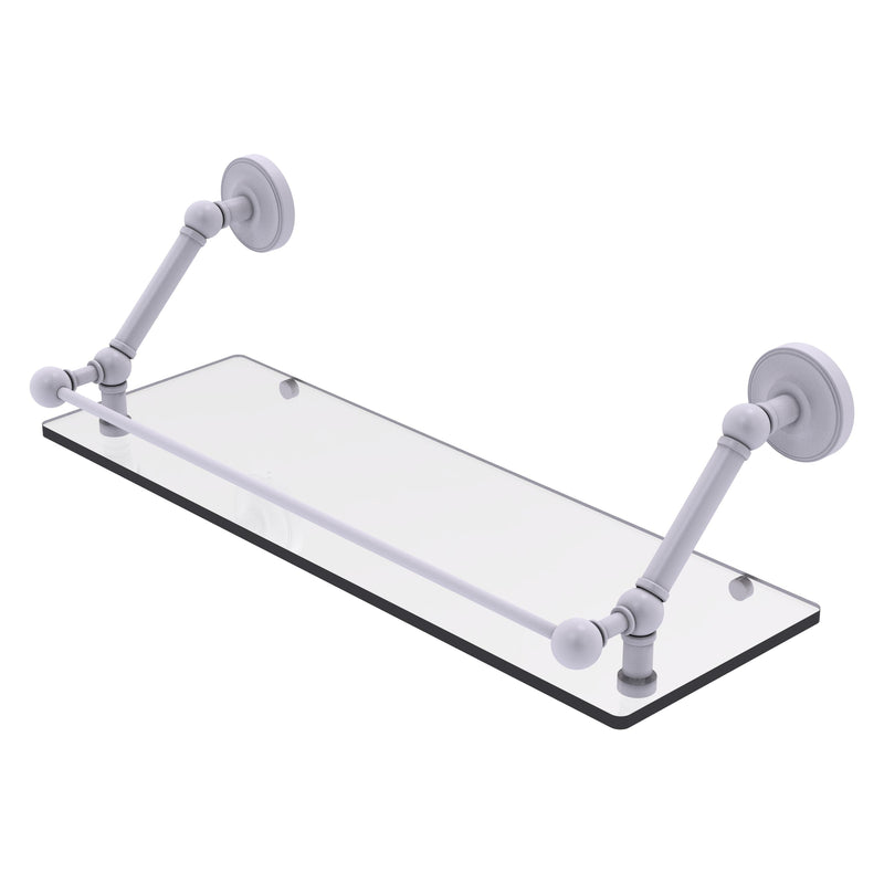 Prestige Regal Floating Glass Shelf with Gallery Rail