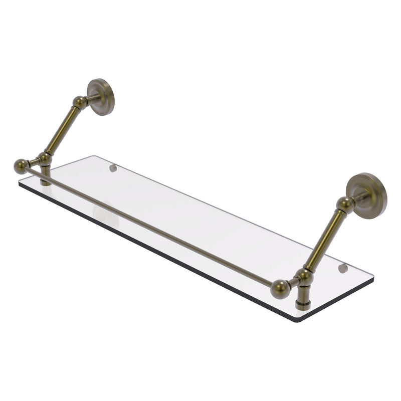 Prestige Regal Floating Glass Shelf with Gallery Rail