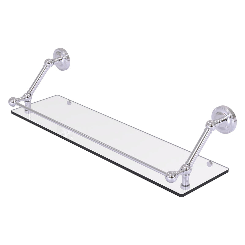 Prestige Regal Floating Glass Shelf with Gallery Rail