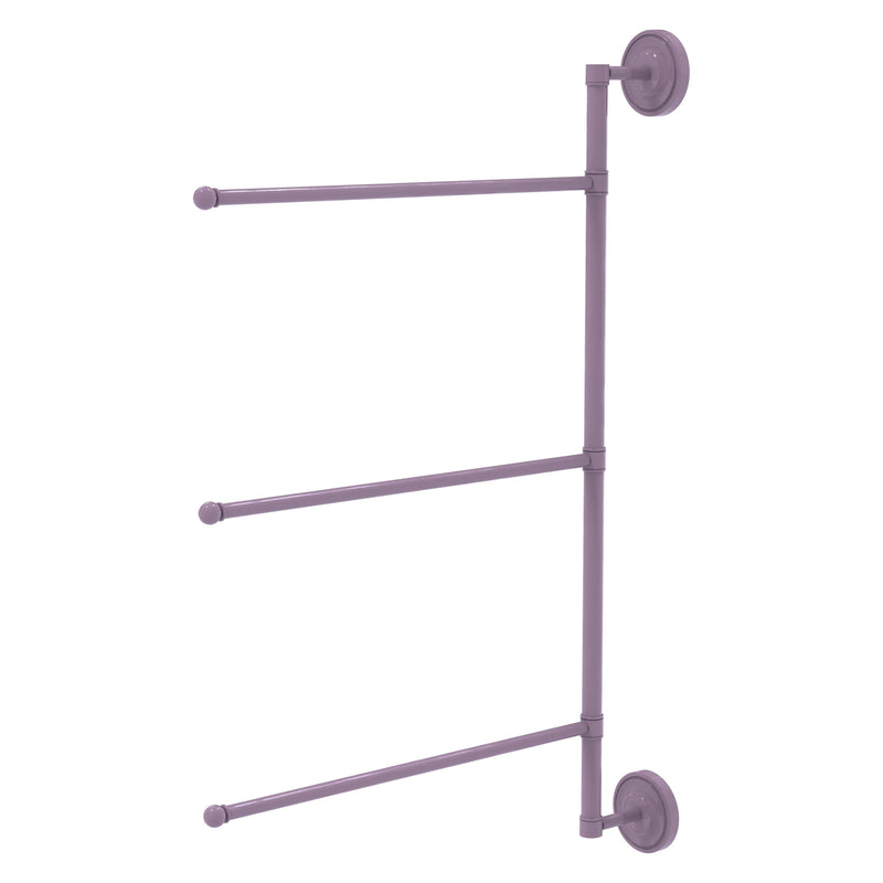 3 Swing Arm Vertical 28 Inch Towel Bar