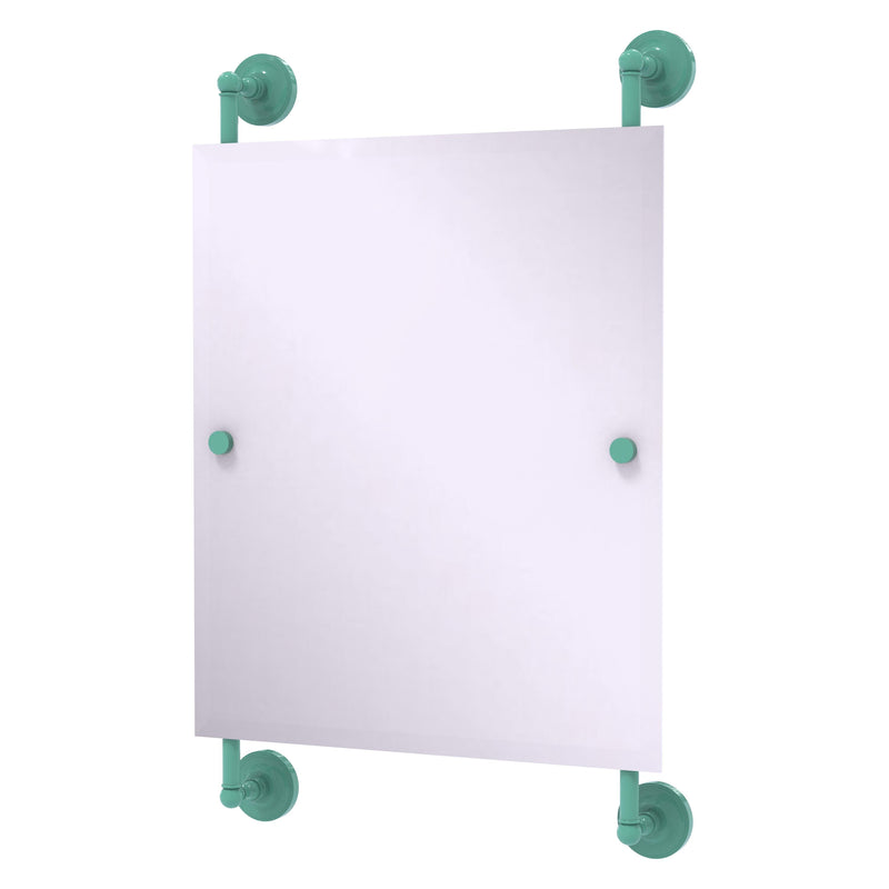 Prestige Regal Collection Rectangular Frameless Rail Mounted Mirror