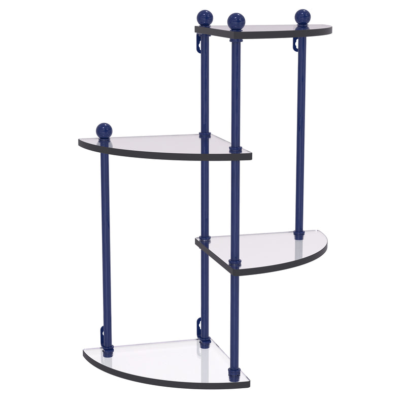 Prestige Regal 4 Tier Glass Wall Shelf