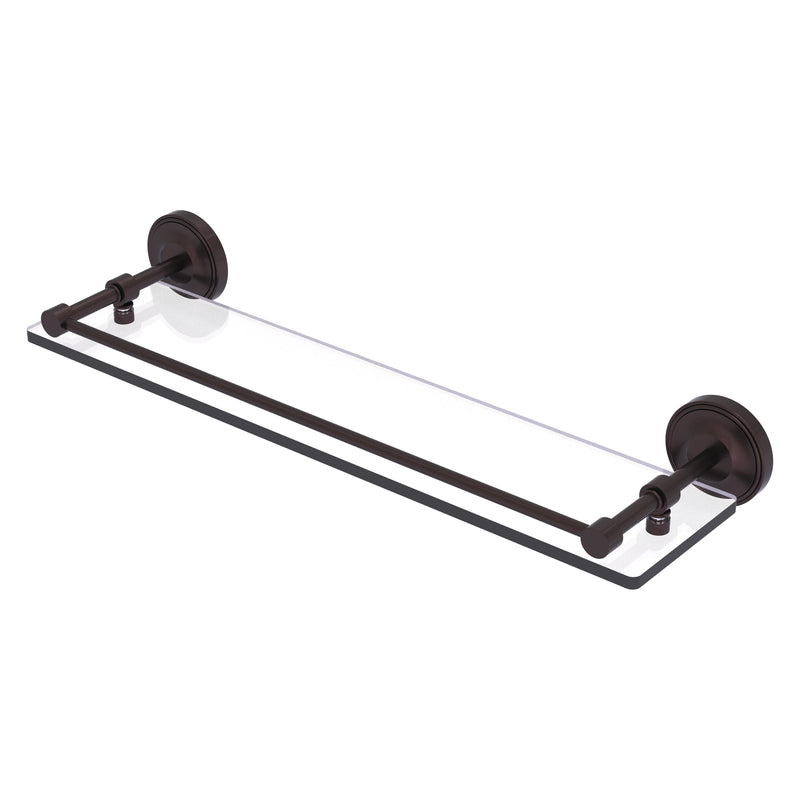 Prestige Regal Collection Glass Shelf with Gallery Rail