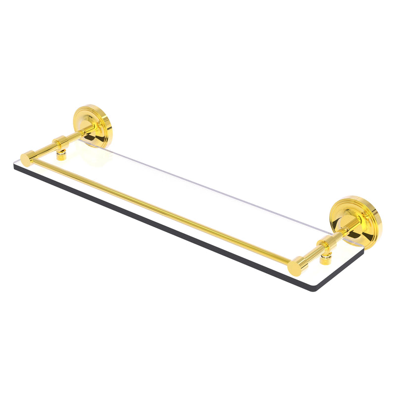 Prestige Regal Collection Glass Shelf with Gallery Rail