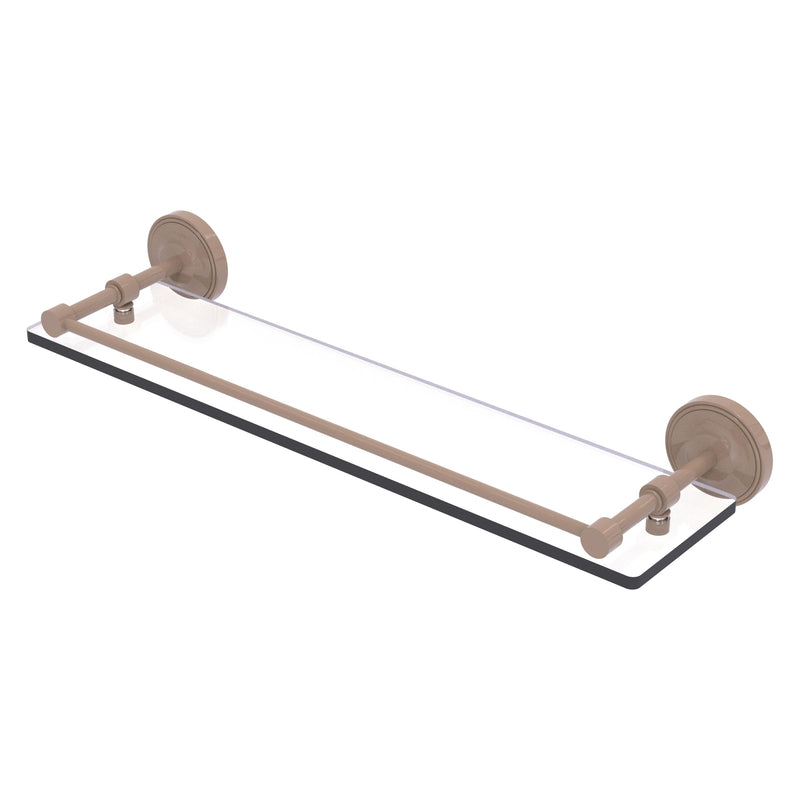 Prestige Regal Collection Glass Shelf with Gallery Rail