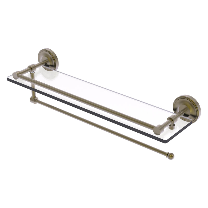 Prestige Regal Collection Paper Towel Holder with Gallery Rail Glass Shelf