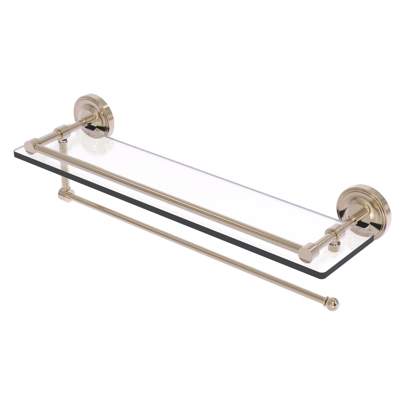 Prestige Regal Collection Paper Towel Holder with Gallery Rail Glass Shelf