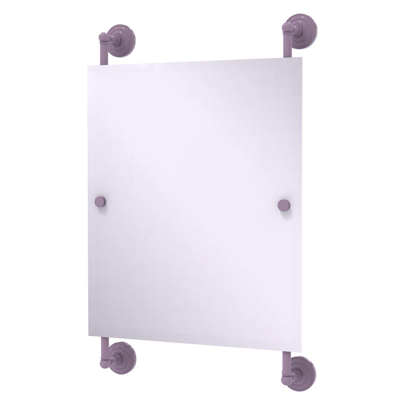 Que New Collection Rectangular Frameless Rail Mounted Mirror