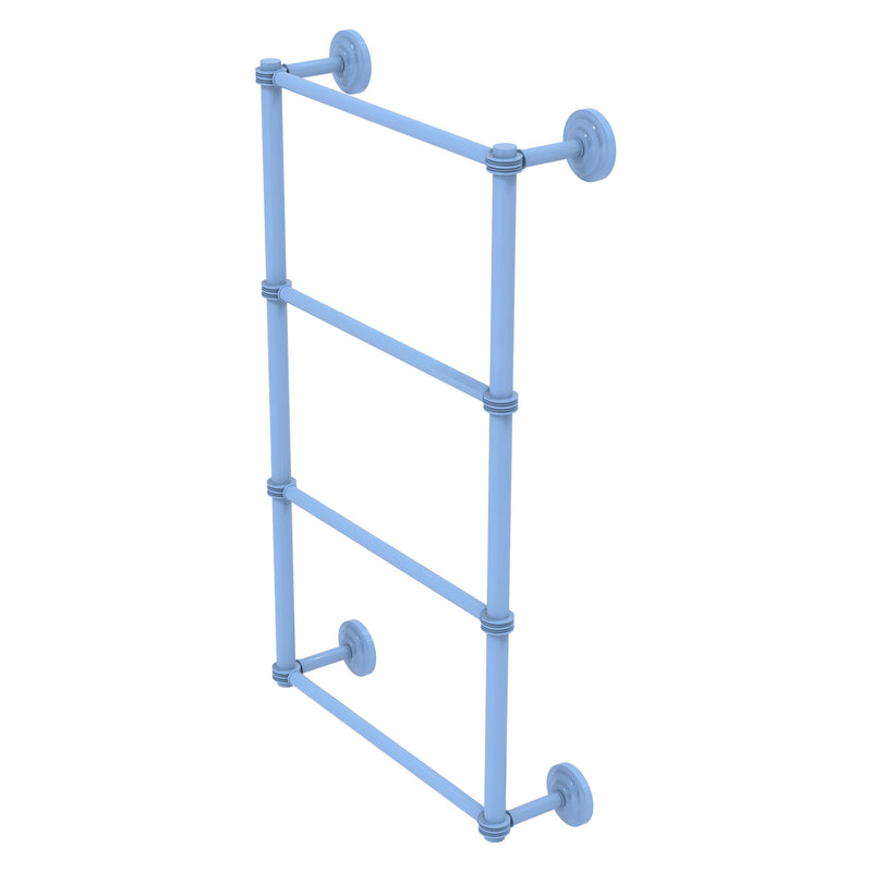 Que New Collection 4 Tier Ladder Towel Bar with Dotted Accents