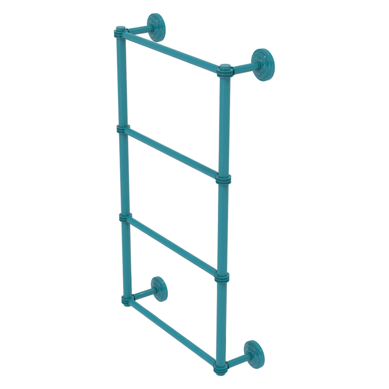 Que New Collection 4 Tier Ladder Towel Bar with Dotted Accents