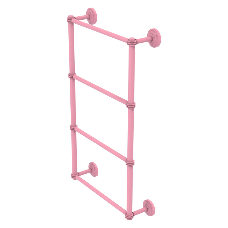 Que New Collection 4 Tier Ladder Towel Bar with Dotted Accents