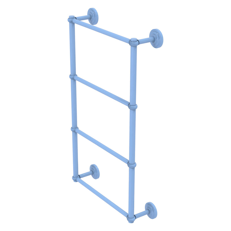 Que New Collection 4 Tier Ladder Towel Bar with Twisted Accents