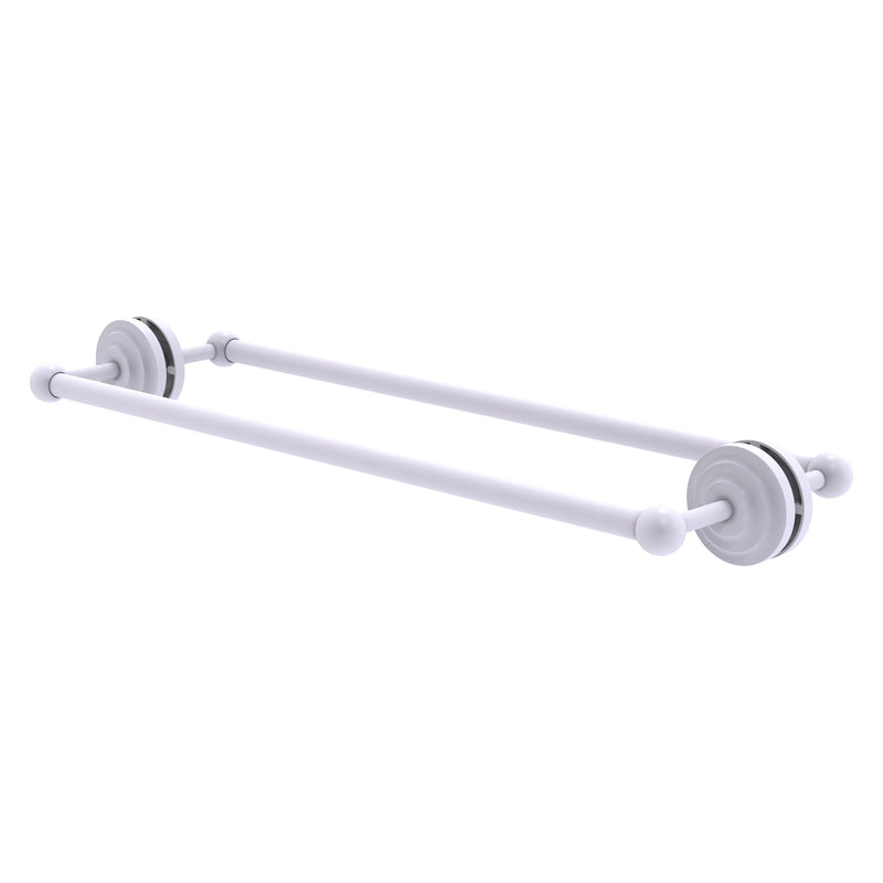 Que New Collection Back to Back Shower Door Towel Bar