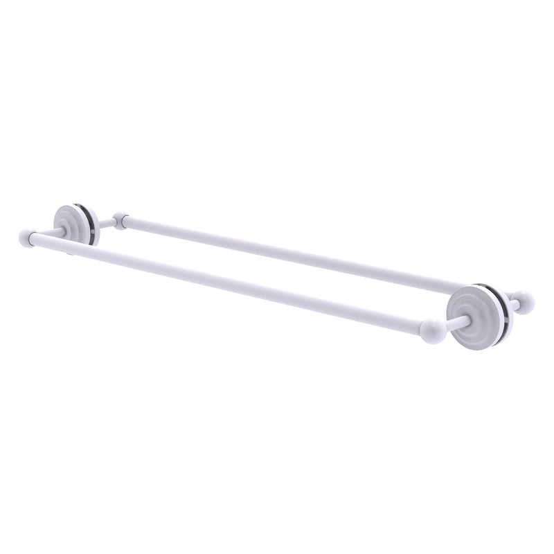 Que New Collection Back to Back Shower Door Towel Bar