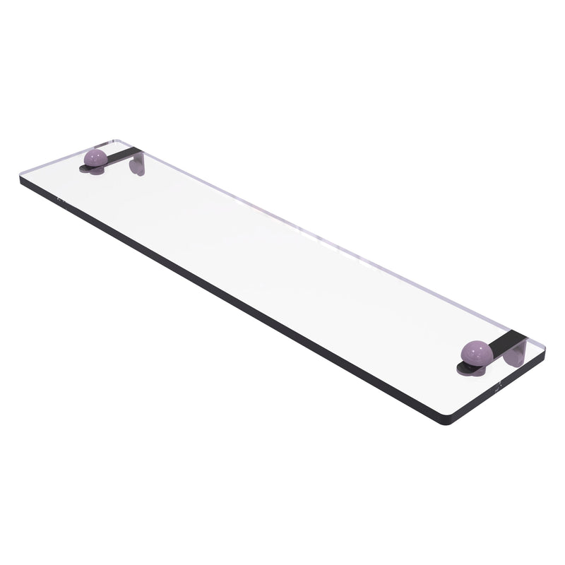 Glass Vanity Shelf with Beveled Edges