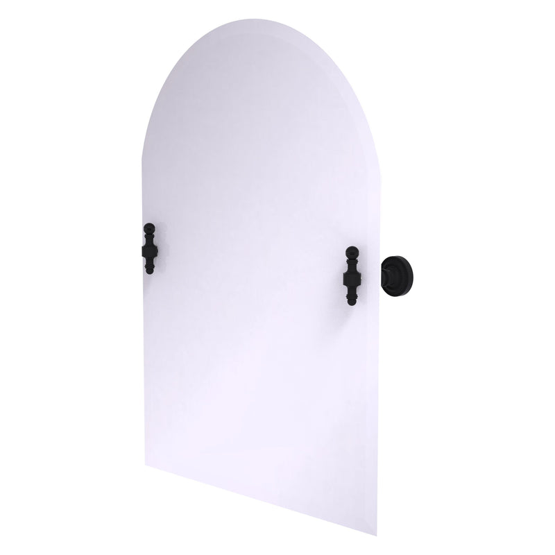 Frameless Arched Top Tilt Mirror with Beveled Edge