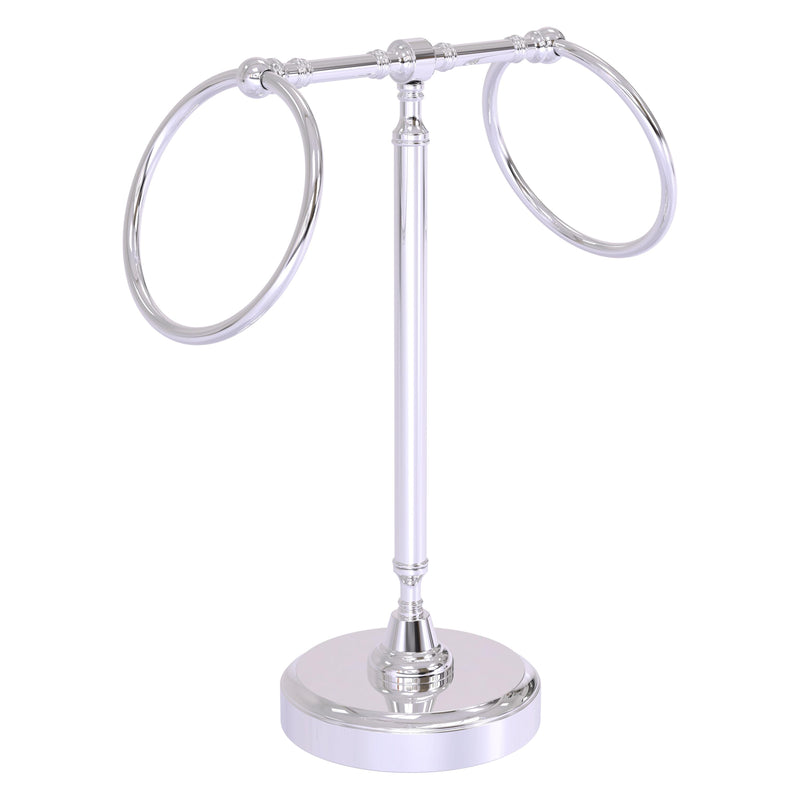 Vanity Top 2 Towel Ring Guest Towel Valet