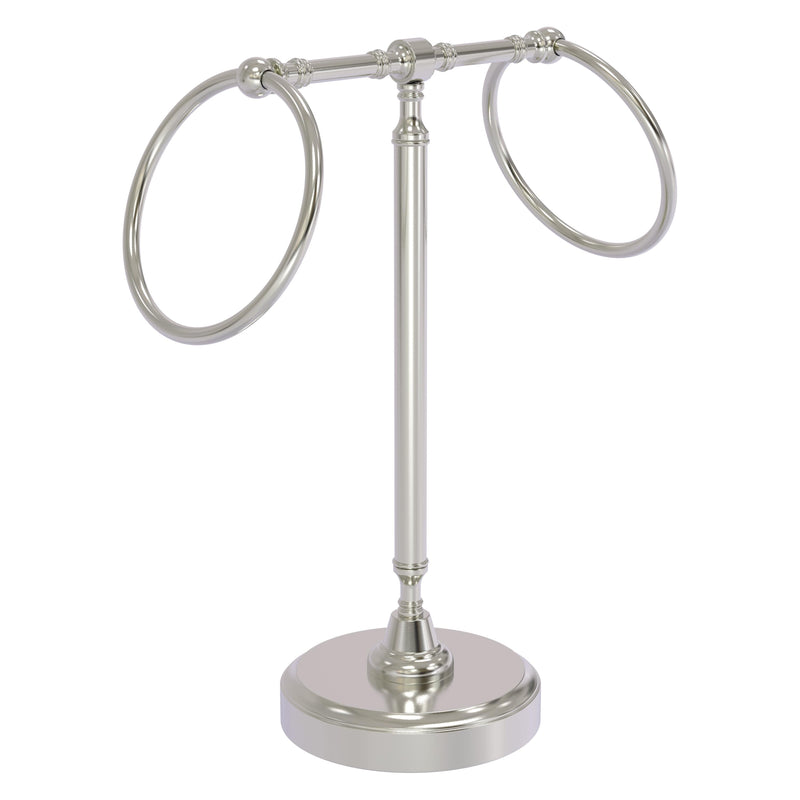 Vanity Top 2 Towel Ring Guest Towel Valet