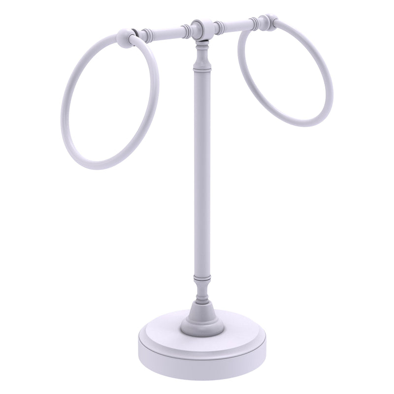 Vanity Top 2 Towel Ring Guest Towel Valet