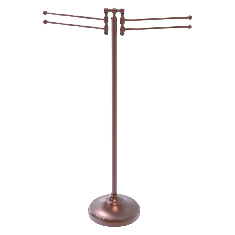 Towel Stand with 4 Pivoting Swing Arms