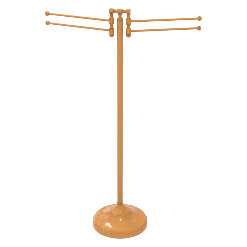 Towel Stand with 4 Pivoting Swing Arms