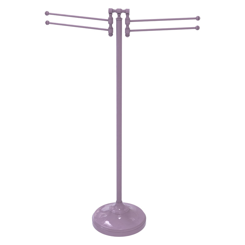 Towel Stand with 4 Pivoting Swing Arms