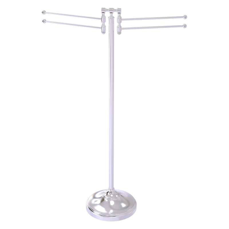 Towel Stand with 4 Pivoting Swing Arms