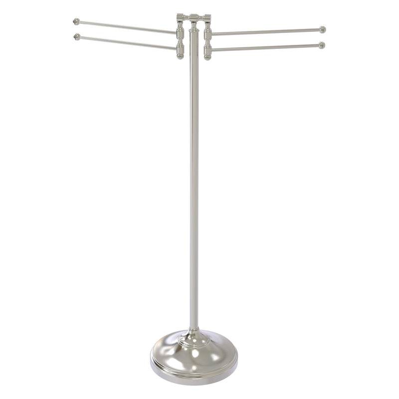 Towel Stand with 4 Pivoting Swing Arms