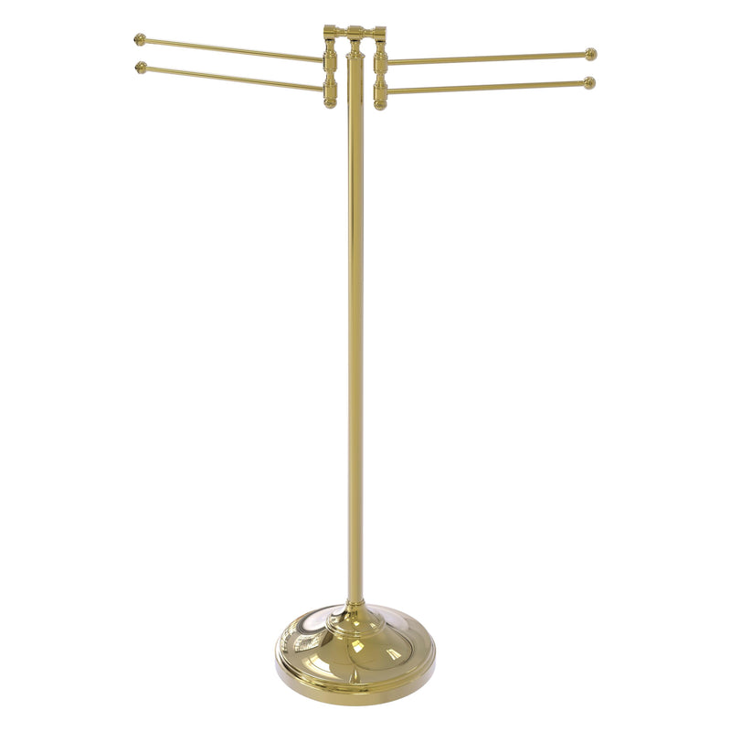 Towel Stand with 4 Pivoting Swing Arms