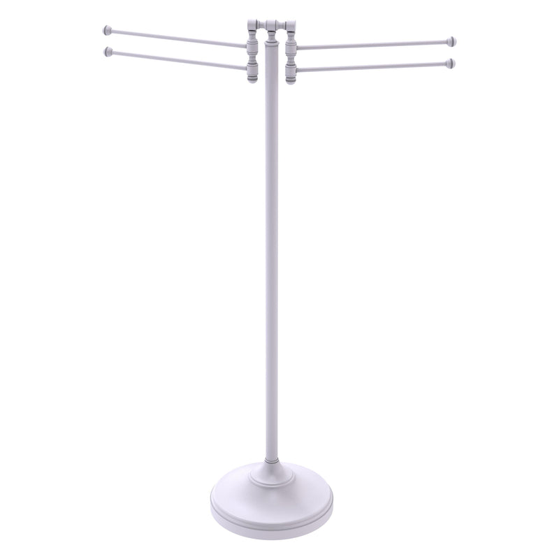 Towel Stand with 4 Pivoting Swing Arms