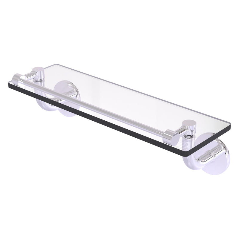 Remi Collection Glass Vanity Shelf with Gallery Rail