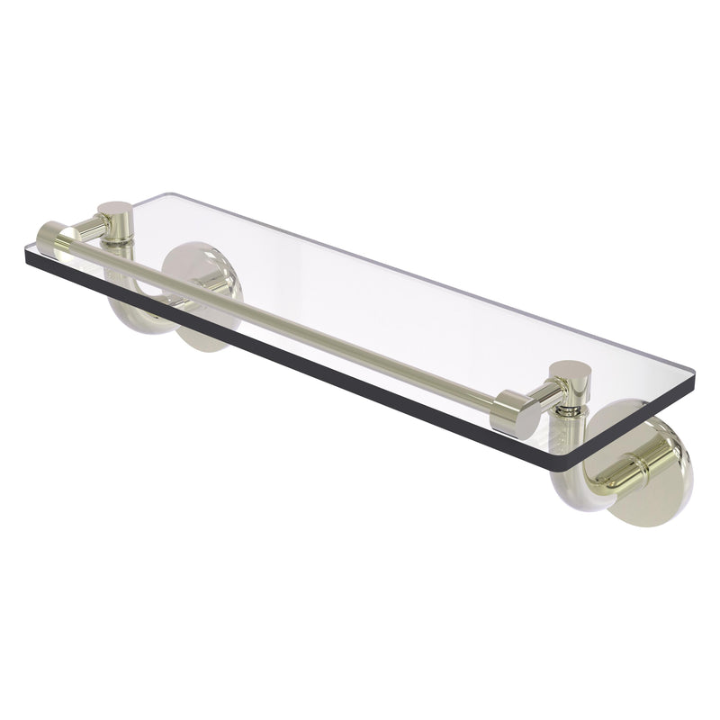 Remi Collection Glass Vanity Shelf with Gallery Rail