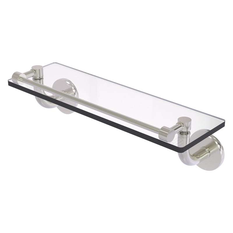 Remi Collection Glass Vanity Shelf with Gallery Rail