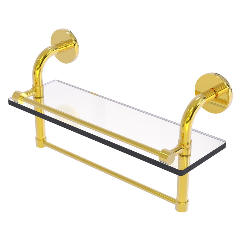 Remi Collection Gallery Glass Shelf with Towel Bar