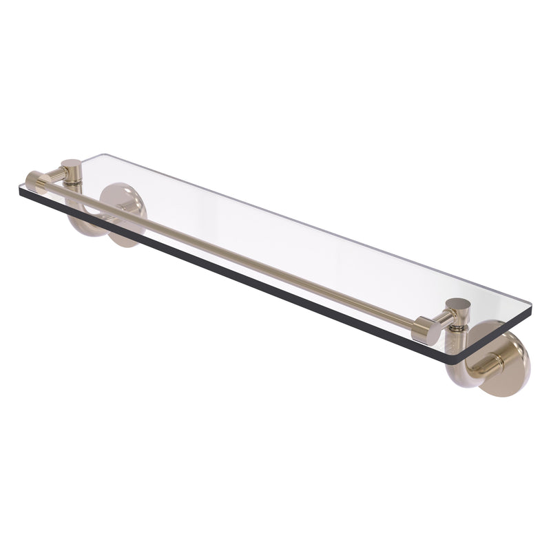 Remi Collection Glass Vanity Shelf with Gallery Rail