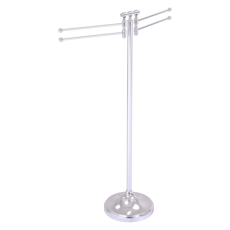 Towel Stand with 4 Pivoting Swing Arms