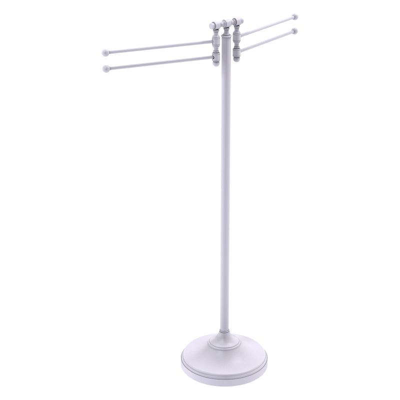 Towel Stand with 4 Pivoting Swing Arms