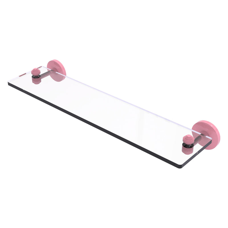 South Beach Collection Glass Vanity Shelf with Beveled Edges