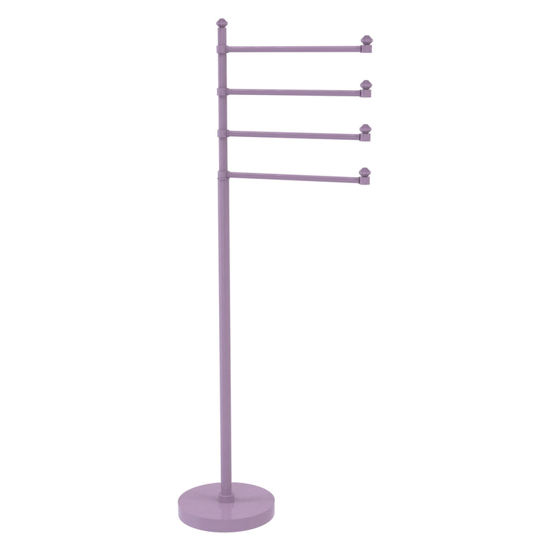 Freestanding 4 Pivoting Swing Arm Towel Stand