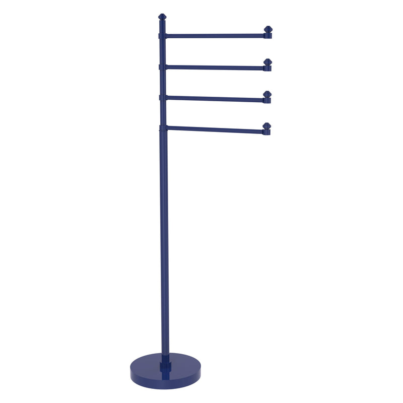 Freestanding 4 Pivoting Swing Arm Towel Stand