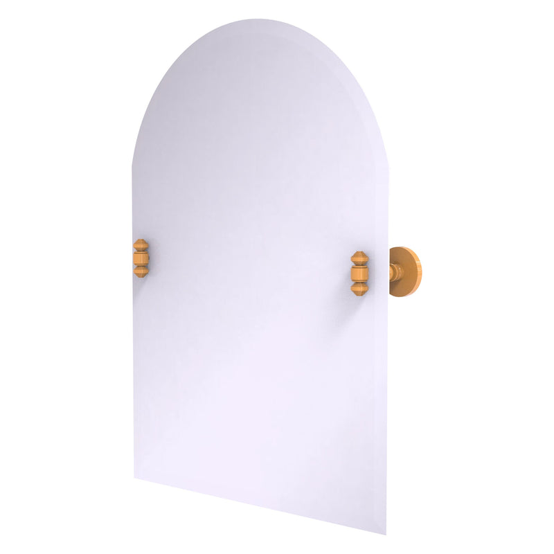 Frameless Arched Top Tilt Mirror with Beveled Edge