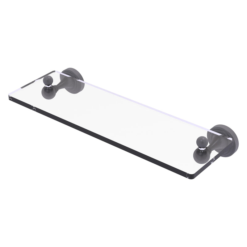 Sag Harbor Collection Glass Vanity Shelf with Beveled Edges