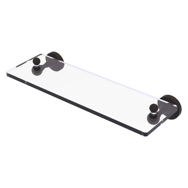 Sag Harbor Collection Glass Vanity Shelf with Beveled Edges