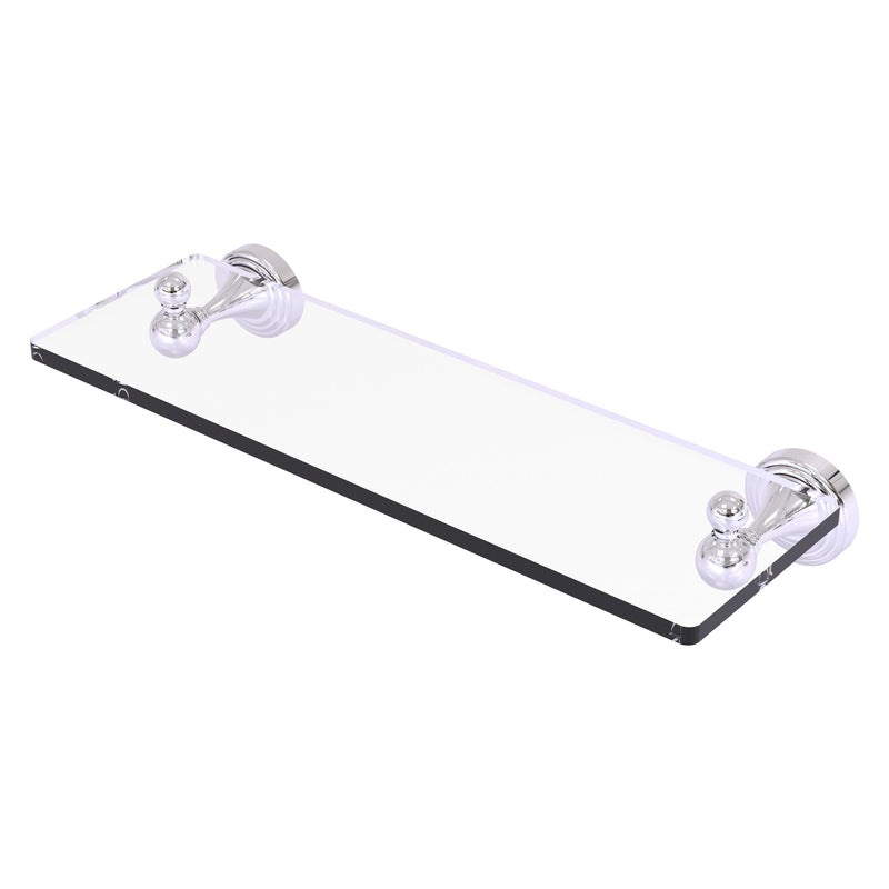 Sag Harbor Collection Glass Vanity Shelf with Beveled Edges